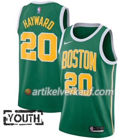NBA Boston Celtics Trikot Gordon Hayward 20 2018-19 Nike Grün Swingman - Kinder